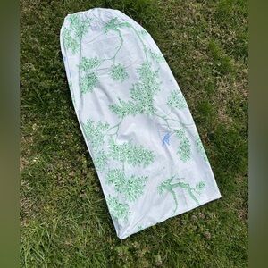 vintage hanae mori butterfly fitted sheet